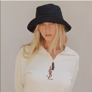 NWT- Lack of Color Black Waves Bucket Hat